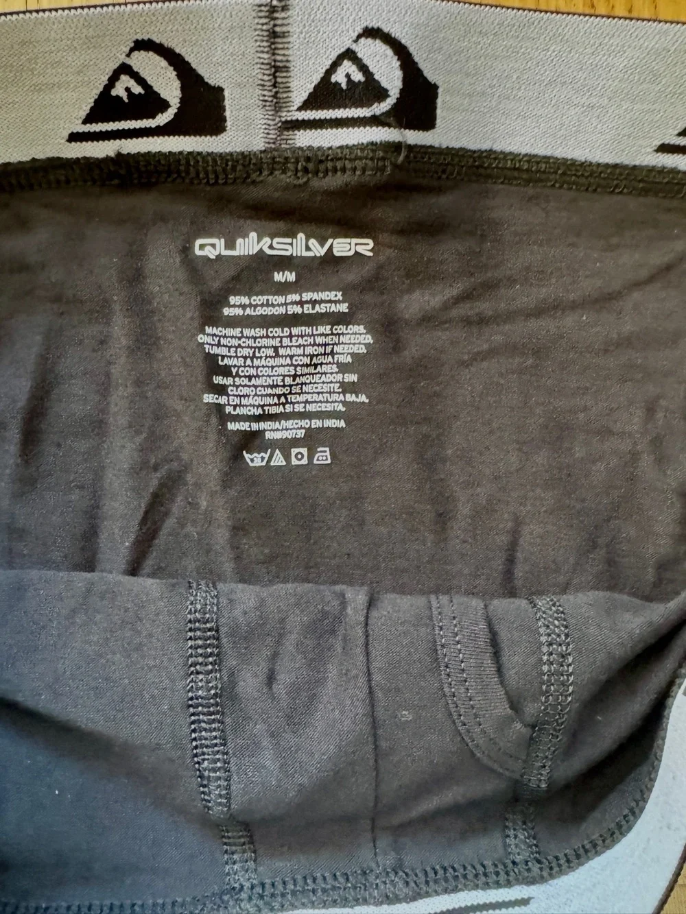 3 Pack Men’s Boxer Briefs Fly Front Tag Free, NWT Size M